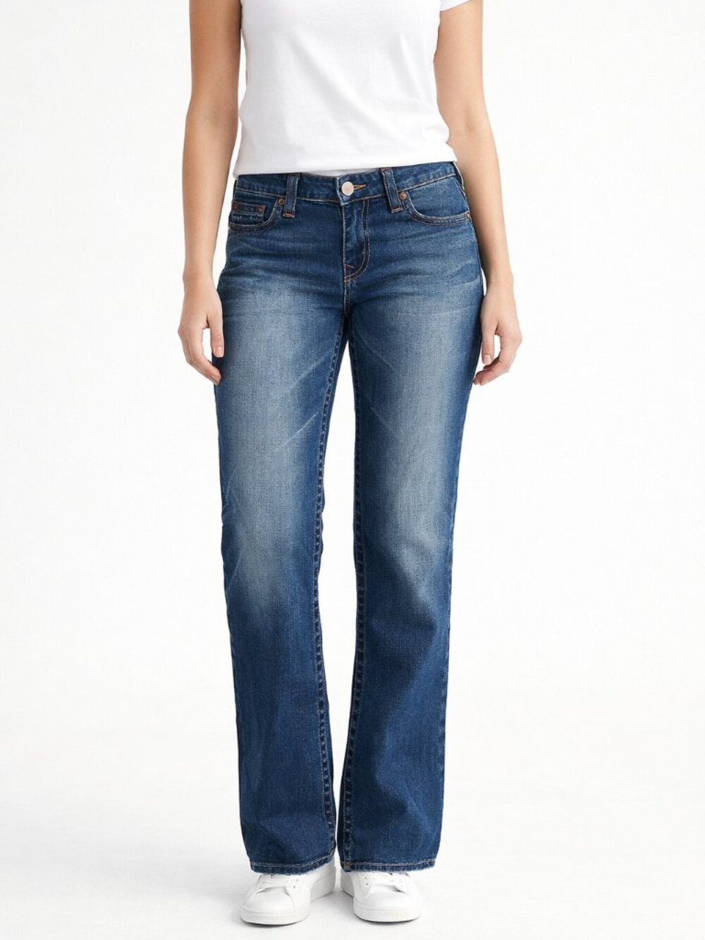 True Religion Women’s Blue Straight Leg Jeans size 32